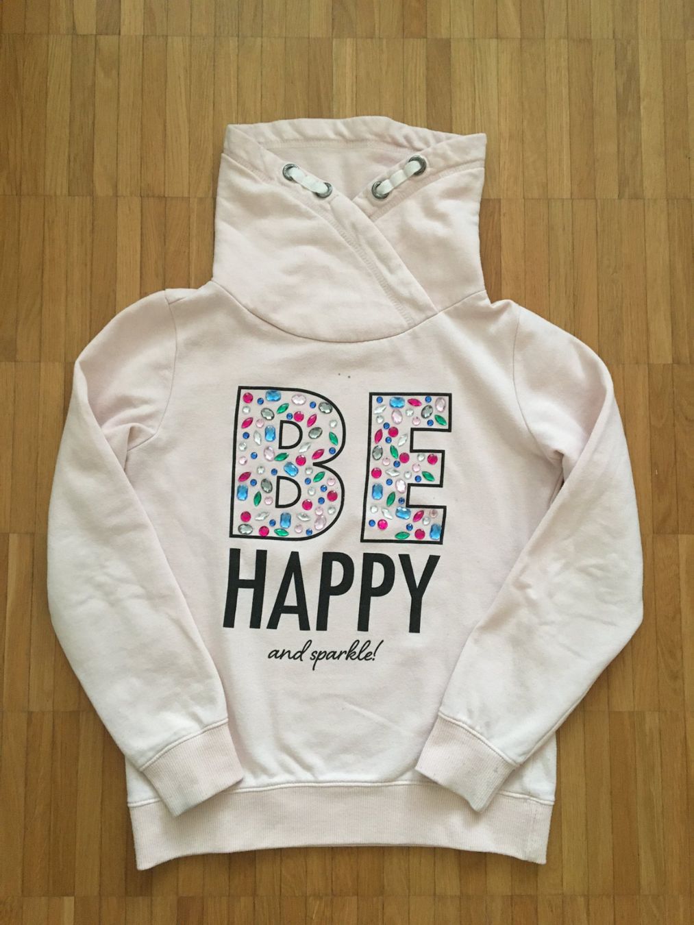 Maglioni & Felpe: Pullover "BE HAPPY and sparkle!" - Gr. 146/152 – Usato da Basel venduto da Nofretete39 2