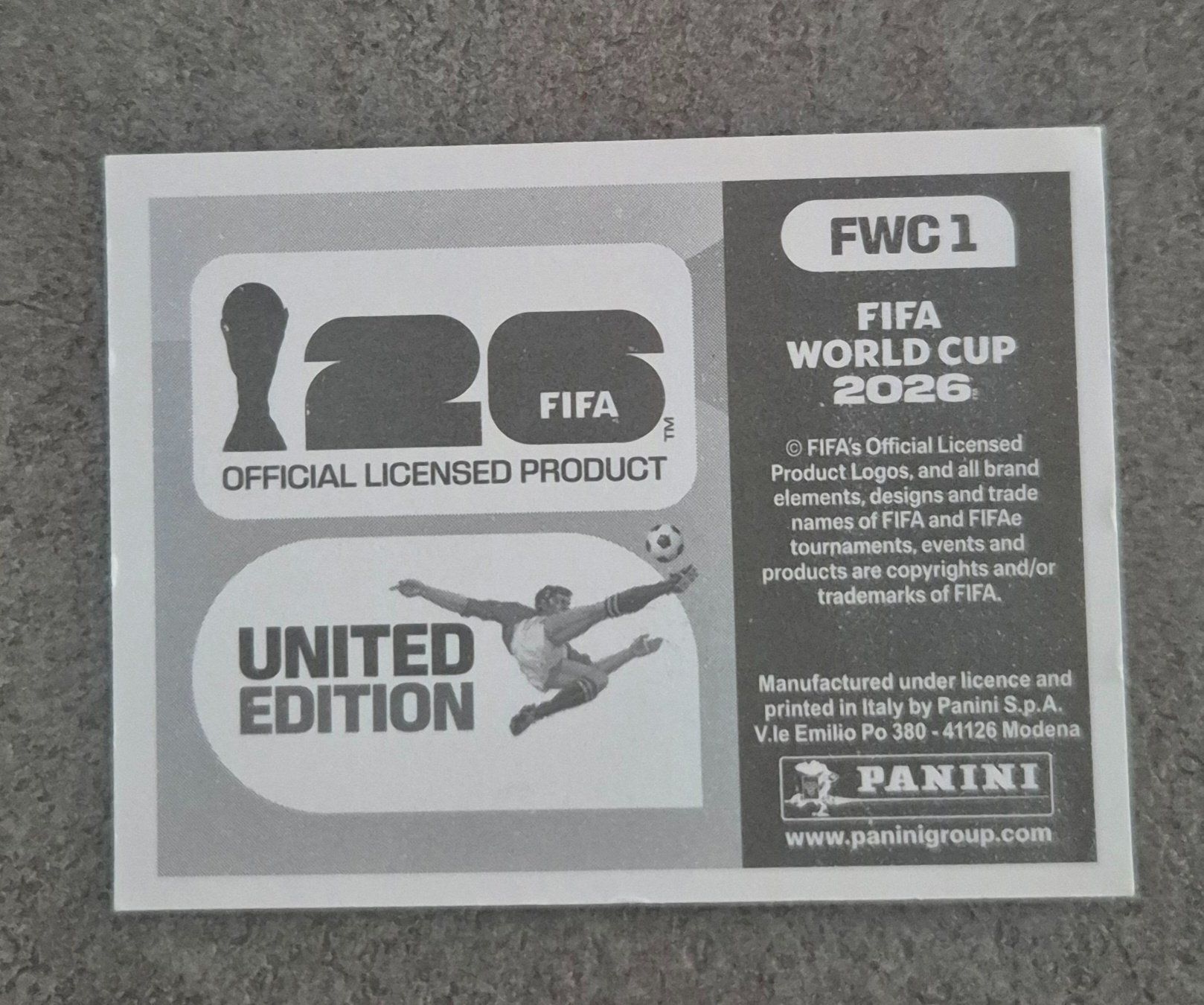 Panini Carte collezionabili: Panini Misprint FWC 1  WM26 – Usato da Hofstetten ZH venduto da draga82 1