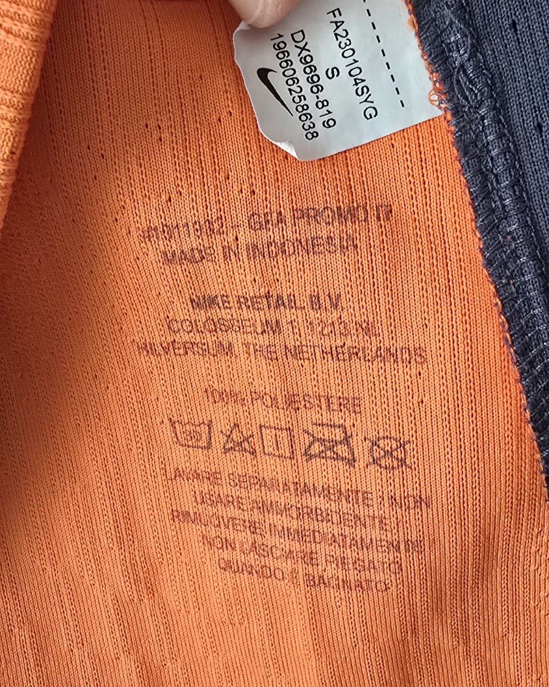 Football Club Internazionale Milano Canottiere & Pantaloni: Maillot Inter Milan 23/24 Taille S player issue.  – Usato da Genève venduto da MariaS2 5
