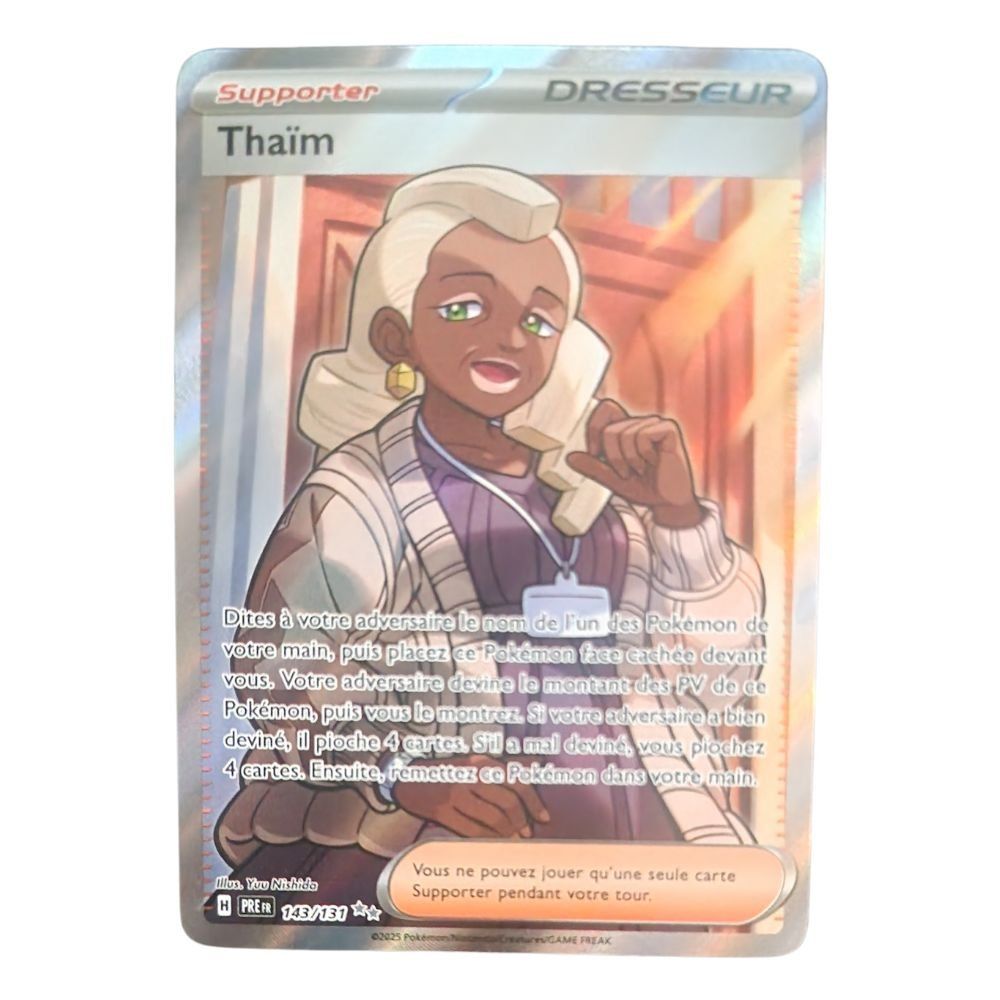 Pokémon Sammelbilder & Trading cards: Thaim Supporter Evolutions Prismatiques 143/131 Pokemon FR – Gebraucht aus Genève von Cardtreasure