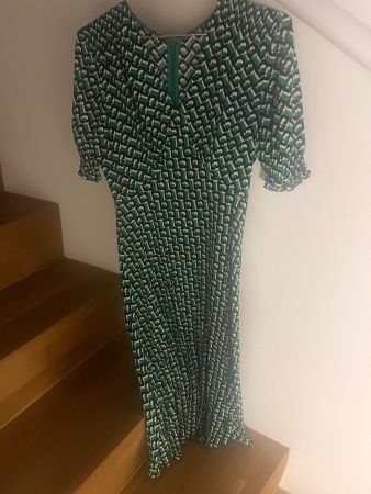 DIANE VON FÜRSTENBERG DVF Kleid Dress Robe 2 US