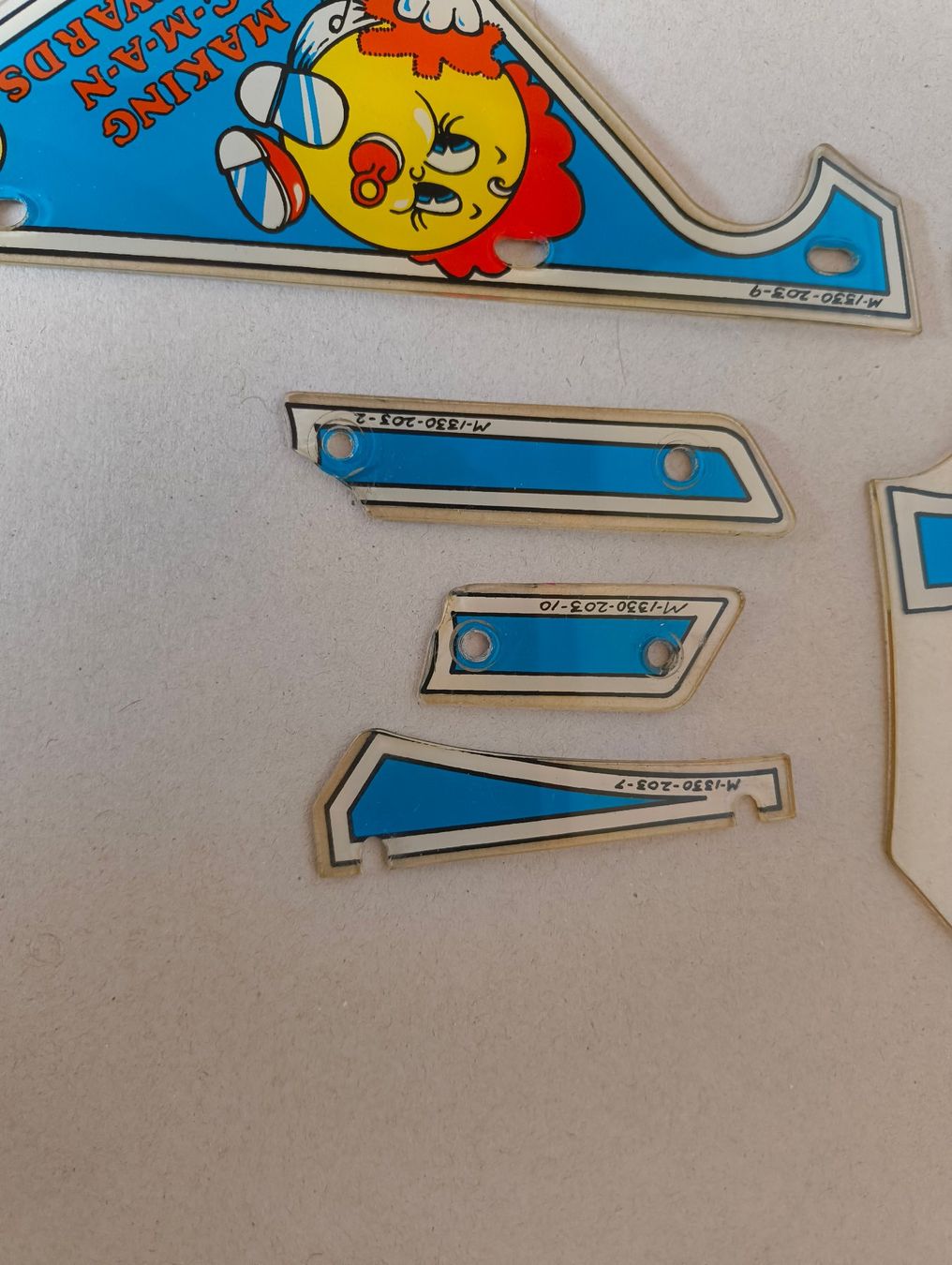 Flipperkästen: Plastiksatz Flipper Mr & Mrs Pacman – Defekt aus Hittnau von Riven66 4