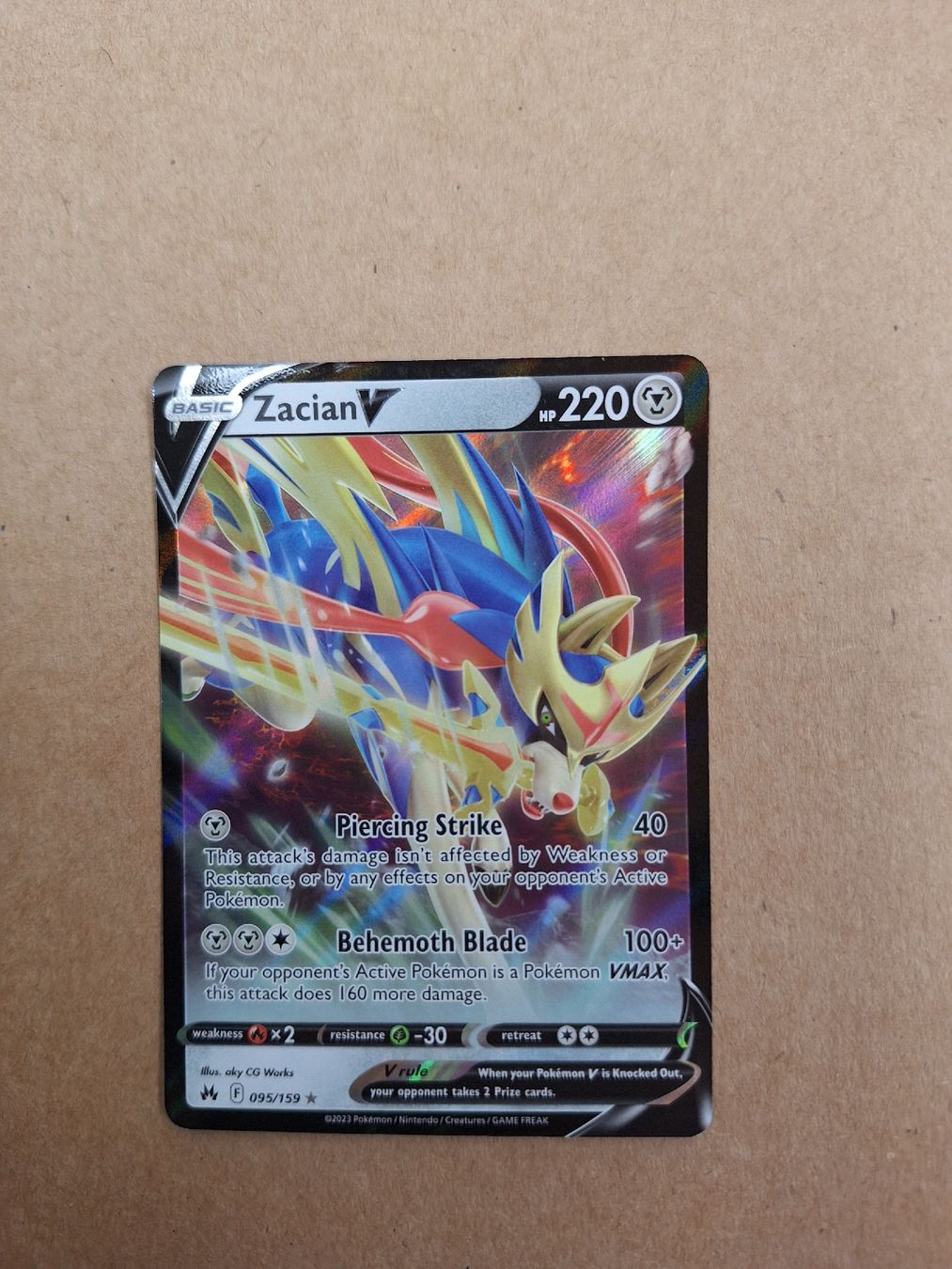 Pokémon Sammelbilder & Trading cards: Pokemon Karte Zacian – Neu (gemäss Beschreibung) aus Villnachern von tam_c7p5