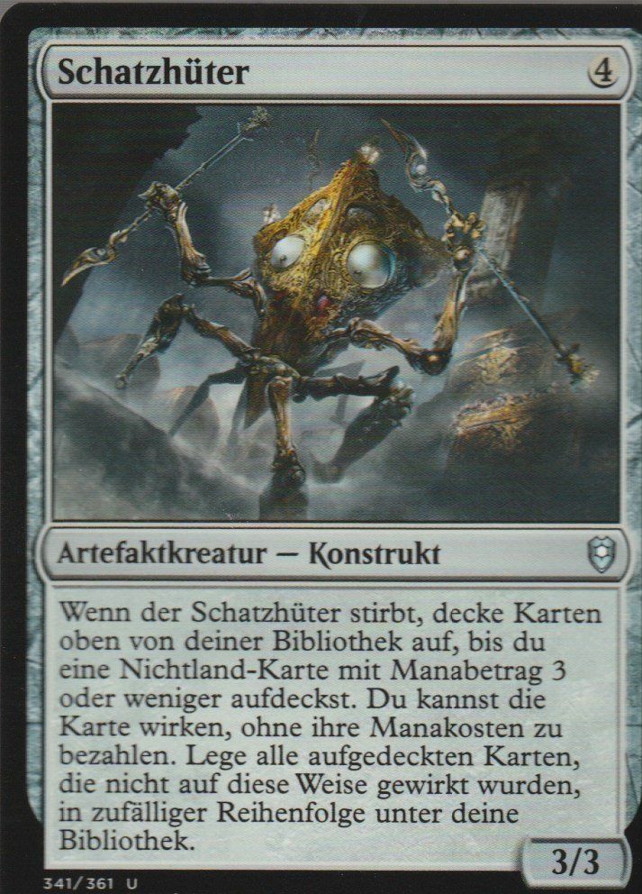 Magic The Gathering Carte collezionabili: TCG Magic The Gathering MTG CLB 341 Schatzhüter – Nuovo (secondo la descrizione) da Vezia venduto da Aquarius_Age