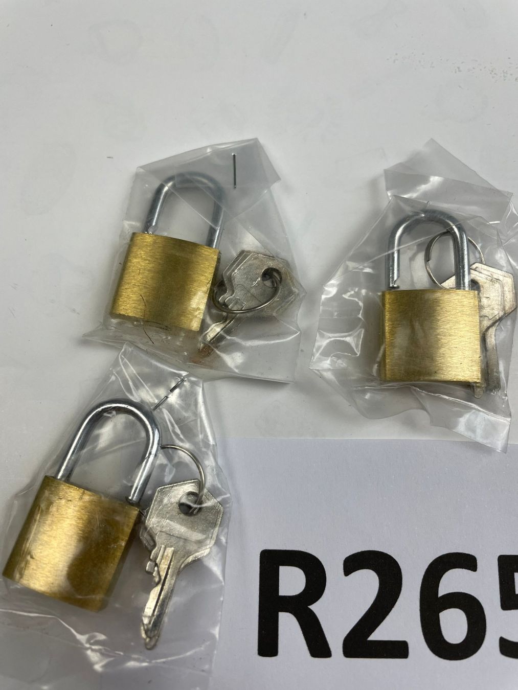 Lucchetti: 3x Mini-Schlössli - Vorhängeschloss – Nuovo e nell'imballaggio originale da Wängi venduto da LiqKojote 2