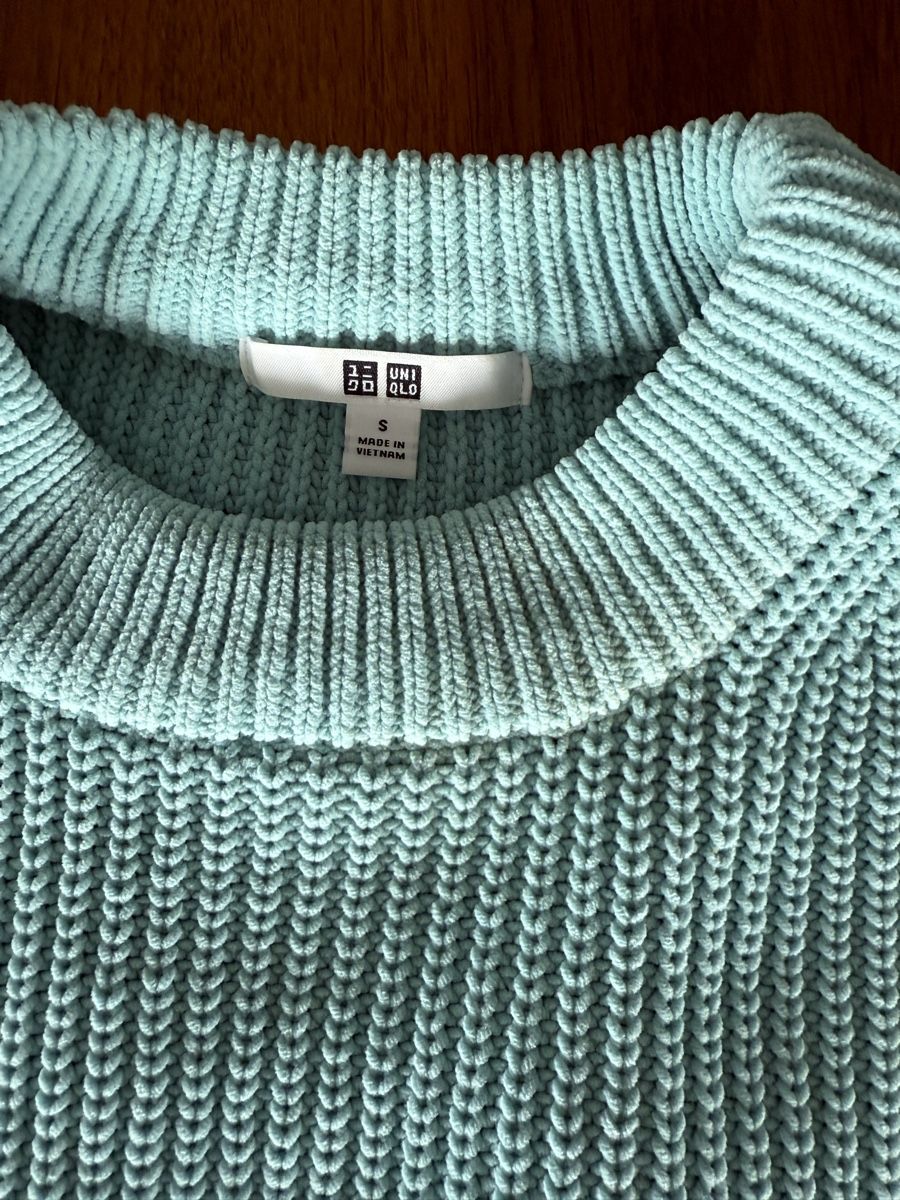 Maglioni & Felpe: Uniqlo Strickpullover, Gr S, petrol/türkis- NEU – Nuovo (secondo la descrizione) da Brüttisellen venduto da Molemo 1