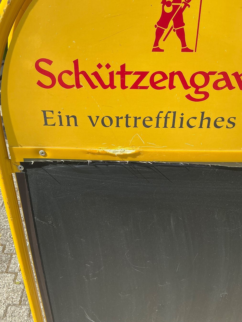 Allestimento di negozi e stand fieristici: alte Schützengarten Werbetafel, A-Ständer, – Usato da Jona venduto da Jancy60 3