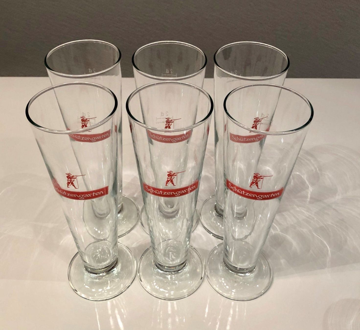 Bicchieri: 6er-Set SCHÜTZENGARTEN-Gläser (20cl) – Usato da Buchs SG venduto da Handyman77 1