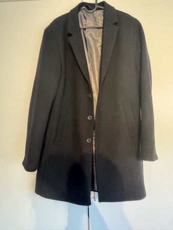 Jack & Jones Herren Mantel, Grösse L, Schwarz