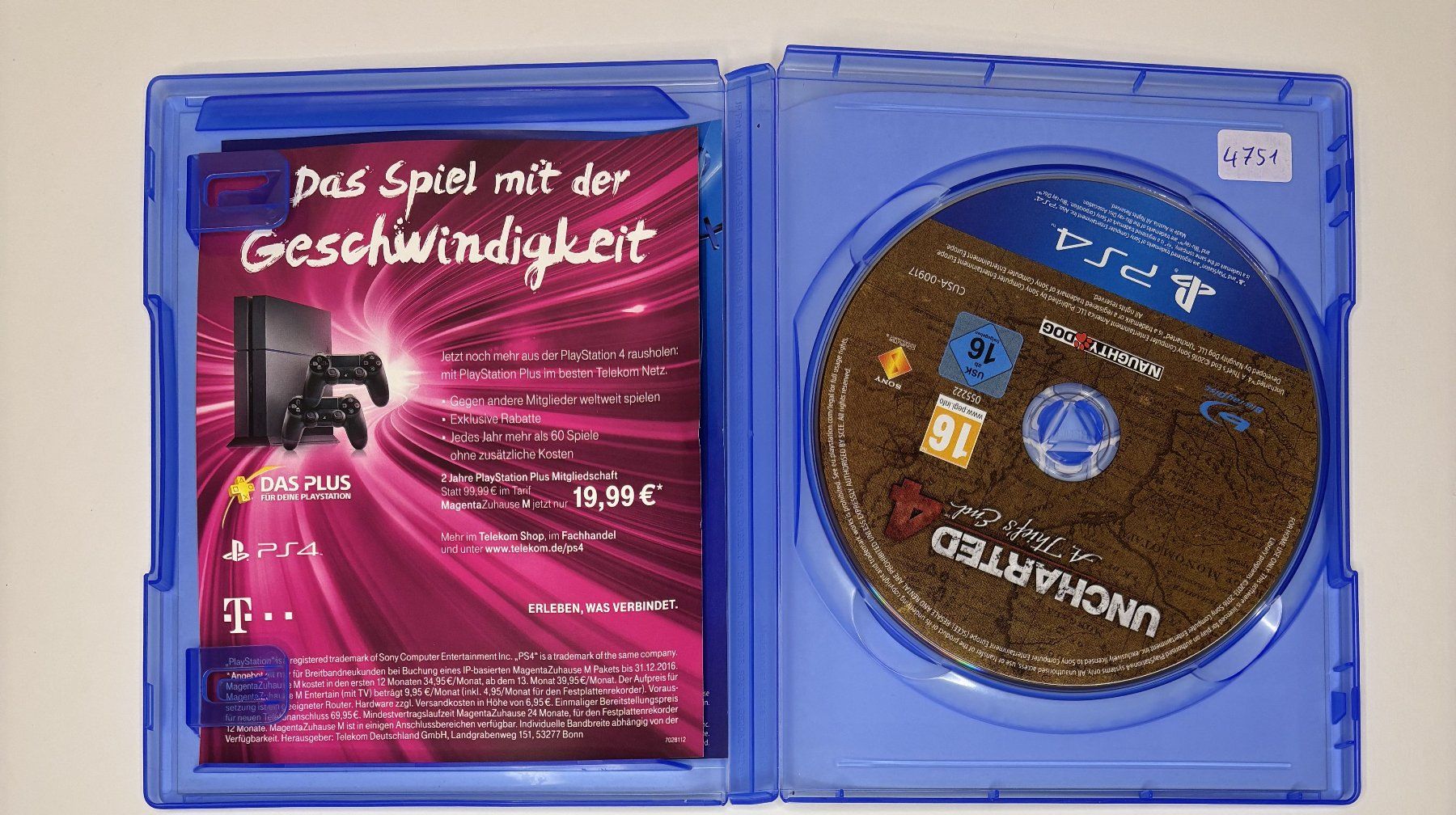 Giochi: PS4 - Uncharted 4: A Thief's End – Usato da Allschwil venduto da Bullach 1