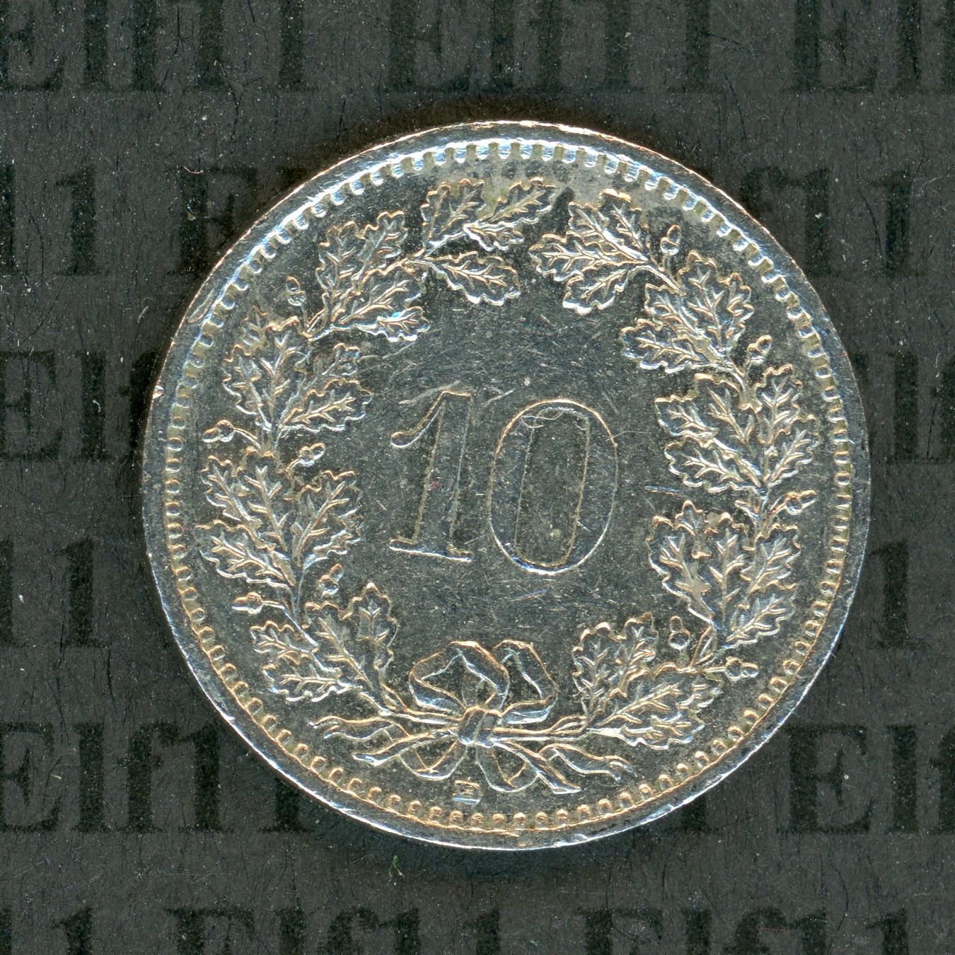 Tutti le monete: CHF___0.10 1989 -vz 10 Rappen – Usato da Widnau venduto da Elf11 1
