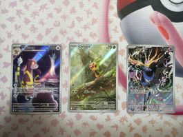Lot de 3 cartes Pokémon: Watchog, Chespin, Xerneas