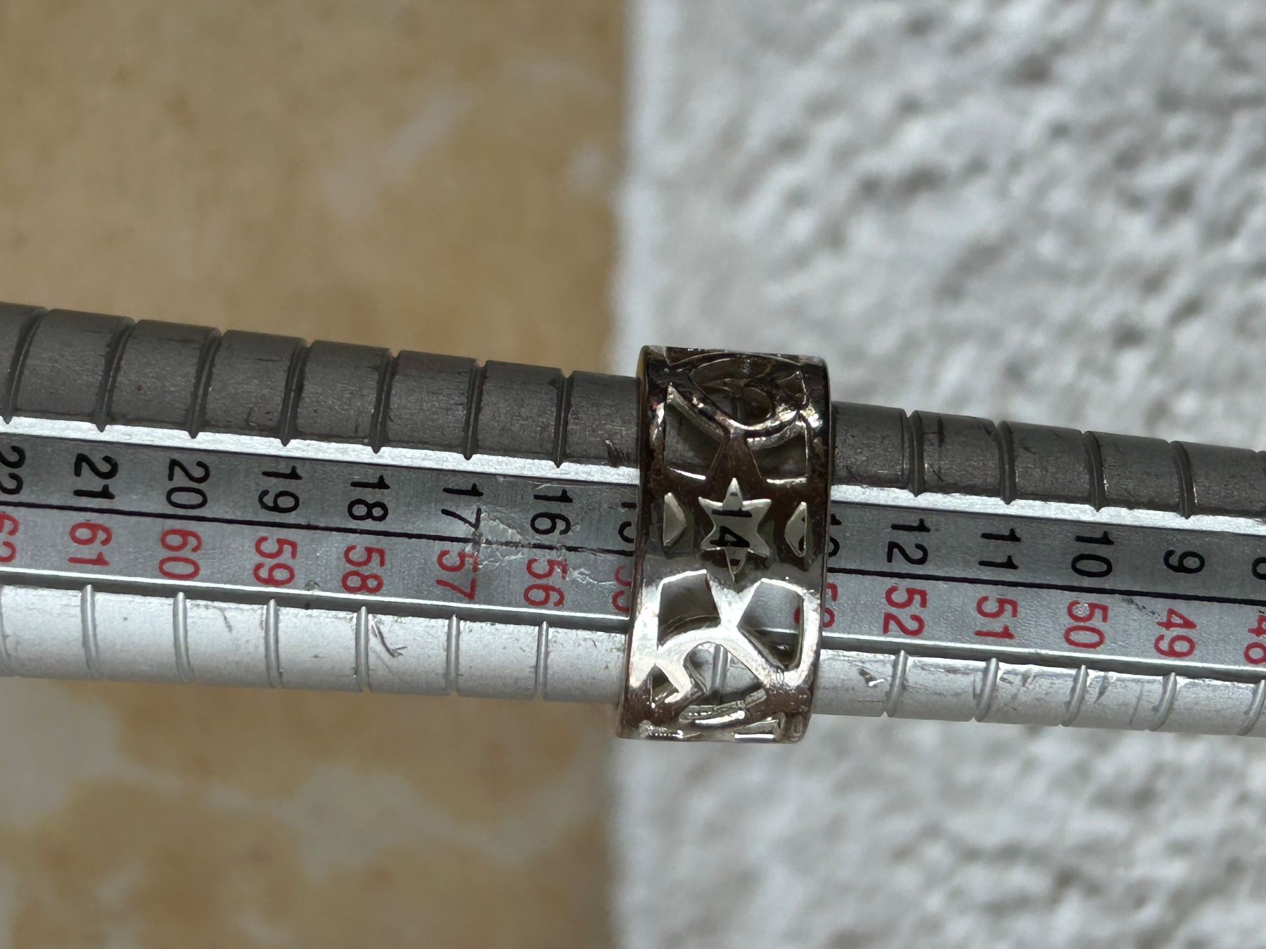 Anelli: Silber Ring mit Sternen & Herzen (54) – Usato da Dittingen venduto da Bellevista 4