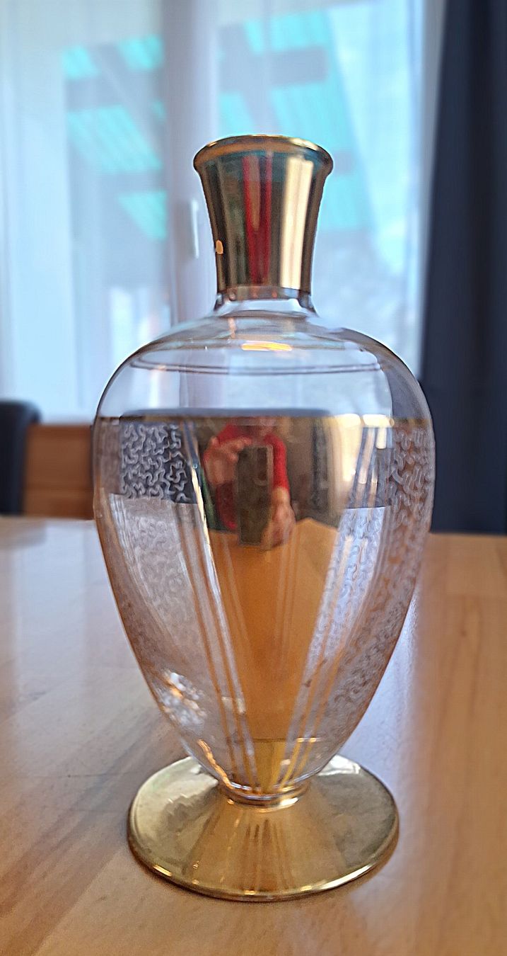 Vasi & Recipienti: Glaskristalvase, Kobaltgold – Usato da Vilters venduto da Fleiflomi 1