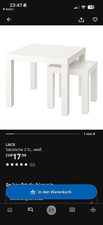 Tische: Ikea Sofa Tische – Gebraucht aus Toffen von _celine.tra