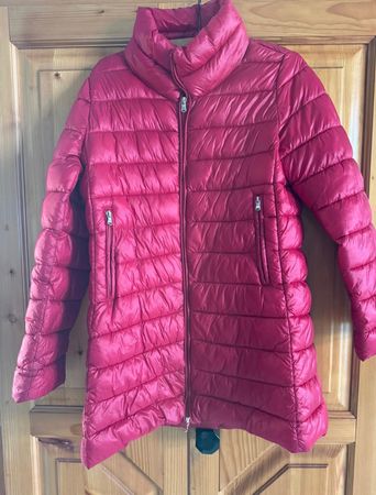 Doudoune femme rouge matelassée,