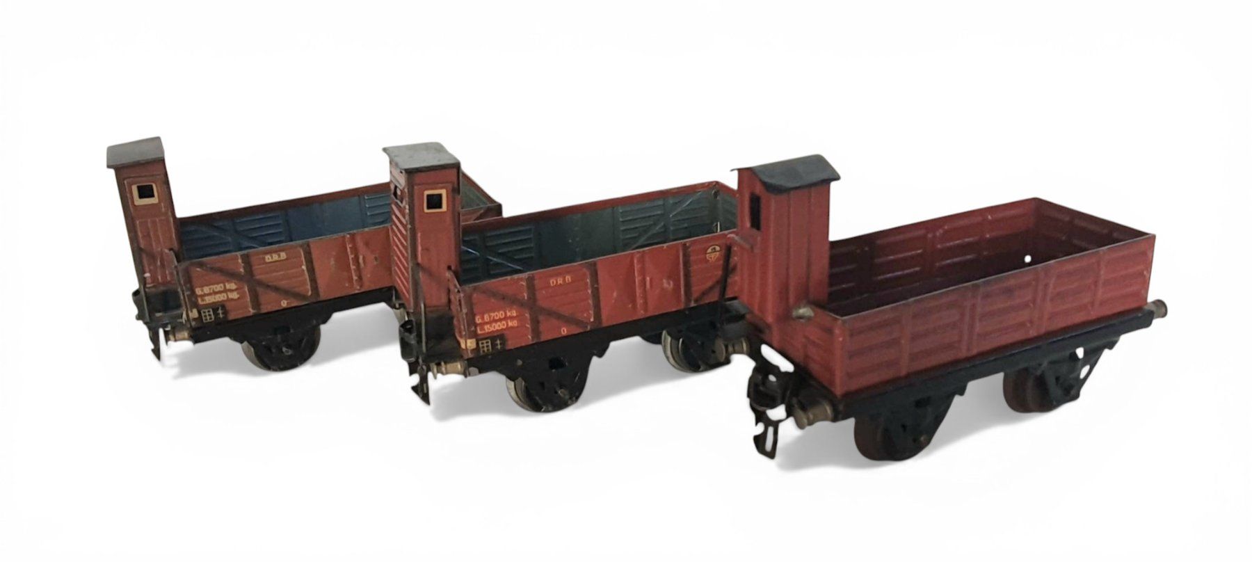 Märklin Modellini di ferrovie: 10 Märklin Spur 0 Güterwagen – Usato da Flawil venduto da JaguarXJSHE 2