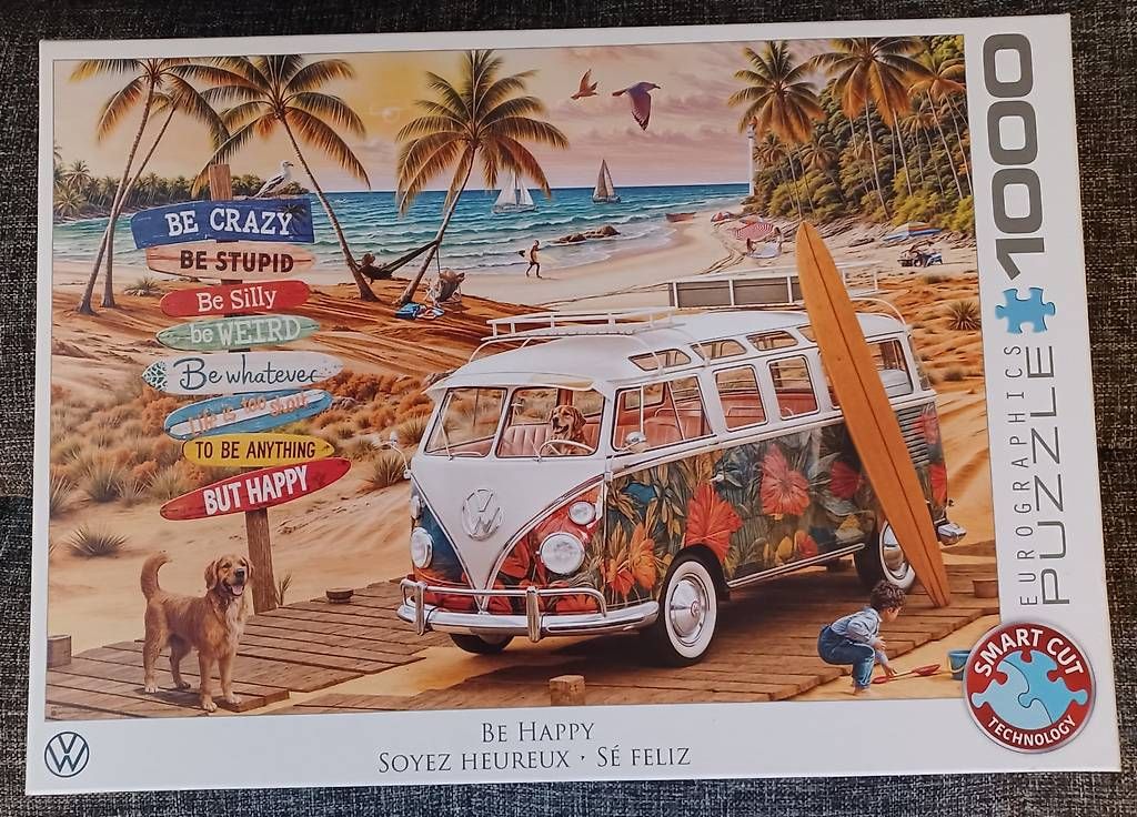 Puzzles: Puzzle Motiv "BE HAPPY" – D'occasion à Kriens par kusi56
