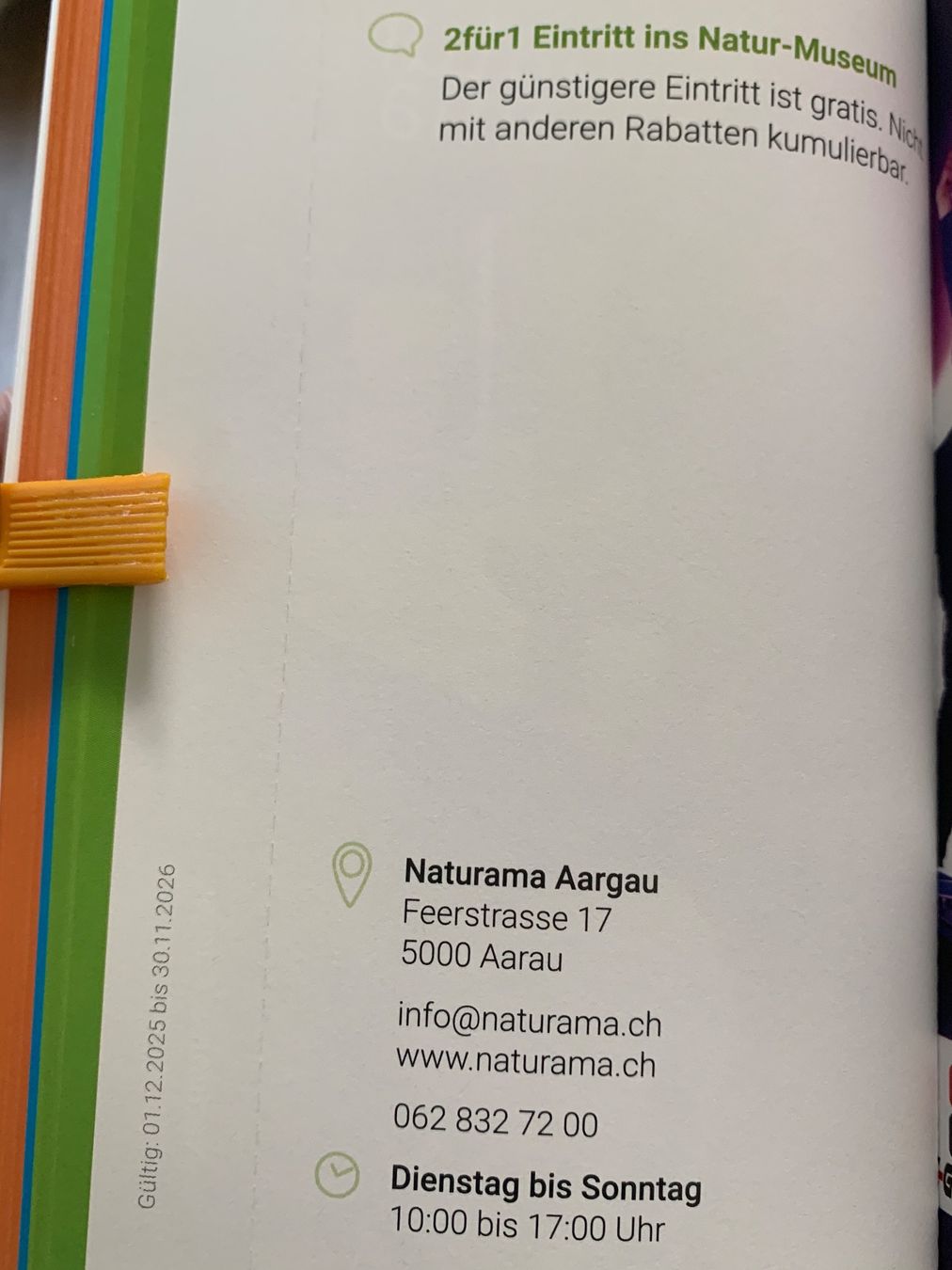 Buoni: Naturama Aargau 2for1 Eintritt – Nuovo (secondo la descrizione) da Wildegg venduto da Elefant42 1