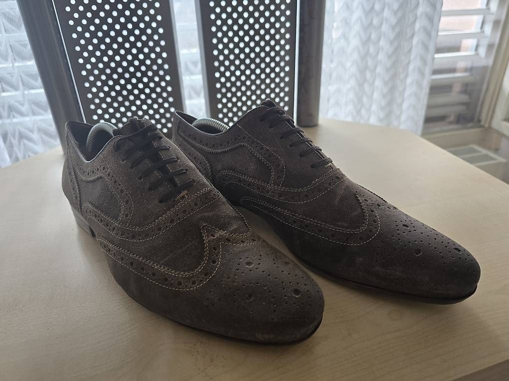 Scarpe da uomo: Full-Brogue-Oxford Schuhe - Navyboot  – Usato da Buchs LU venduto da san_df8f 1