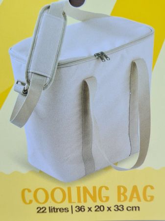 Kühltasche 22L Beige 36x20x33cm neu Pick Nick elegant