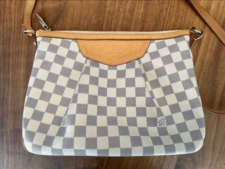 LV Tasche Siacusa PM Damier Azur