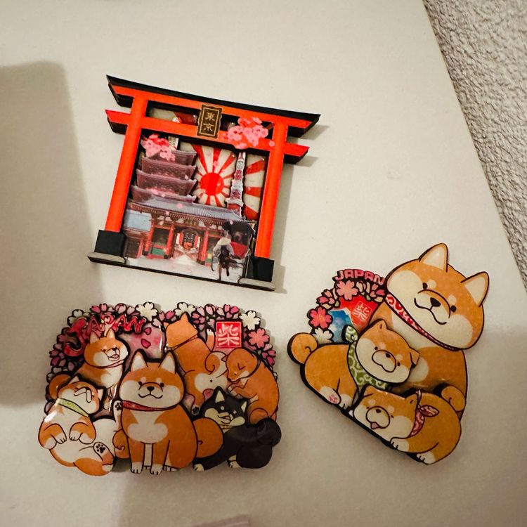 Magnete Da Frigo Tokyo Giappone - In PVC Rigido, 7.8x5.2 Cm | Souvenir