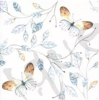 Serviette orange tip butterfly (1698) 2Stk.