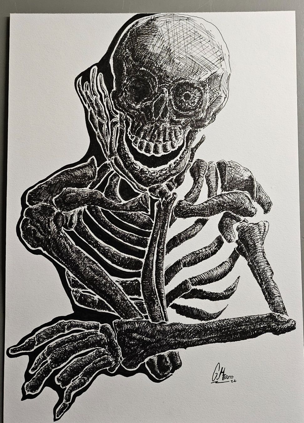 Foto & Immagini: Zeichnung: Study until Death – Nuovo (secondo la descrizione) da Raron venduto da gia_xkr2