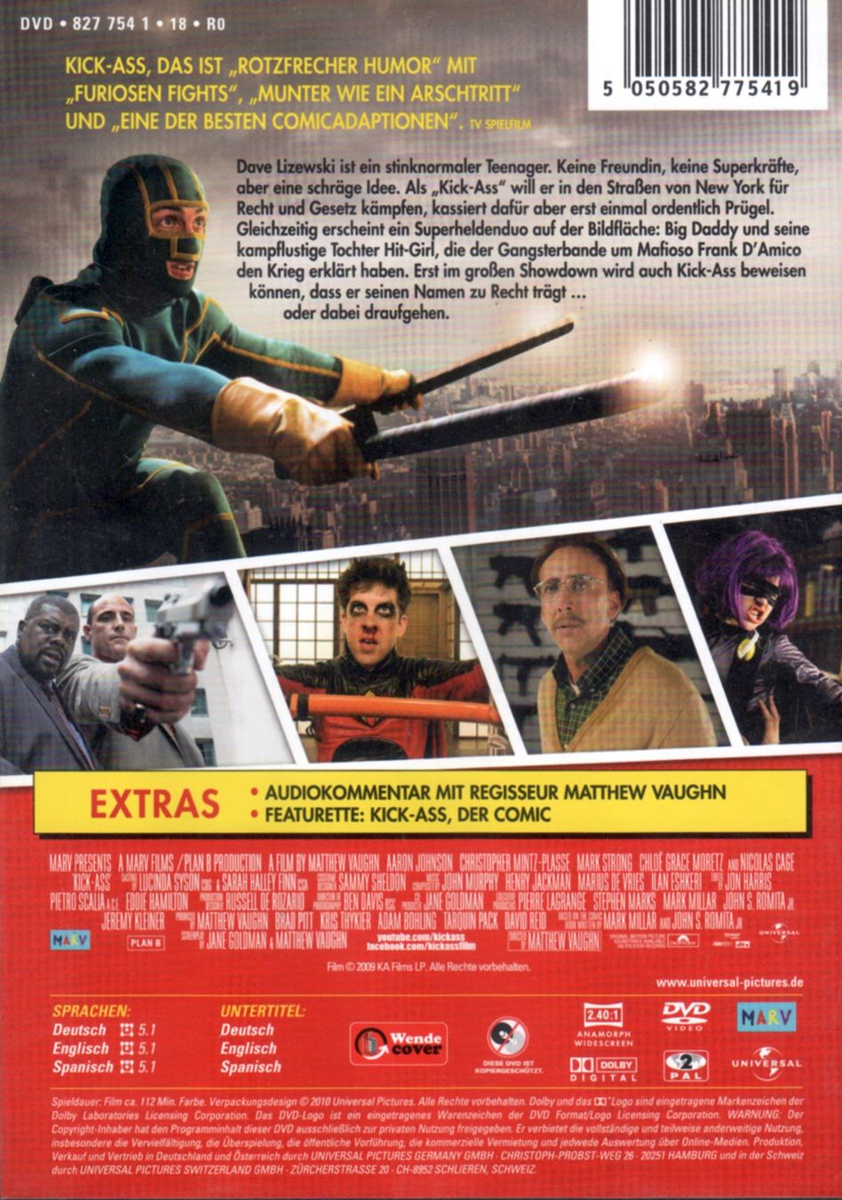 Tutti i DVDs: DVD: Kick-Ass (mit Aaron Johnson, Mark Strong) – Usato da Tägerig venduto da fil_f8k6 1