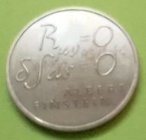 Gedenkmünze Schweiz 5.- Franken 1979 Einstein Formel (D)