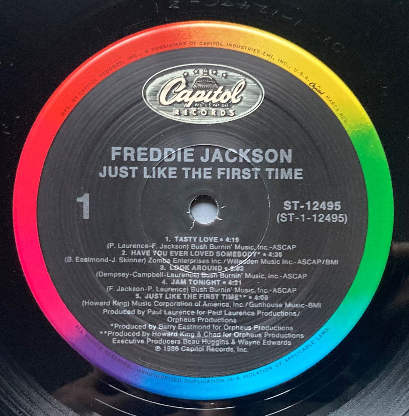 Schallplatten: FREDDIE JACKSON - JUST LIKE THE FIRST TIME – Gebraucht aus Poliez-Pittet von Newtown-Records 3