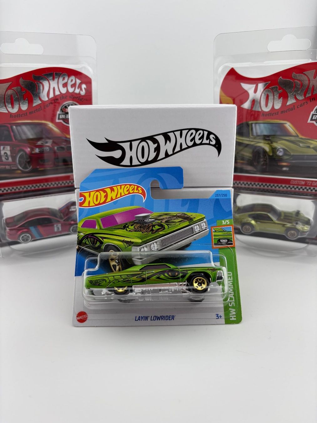 Hot Wheels Modellini d'auto: Hot Wheels Layin Lowrider HW Slammed - 2023 - 237/250 – Nuovo e nell'imballaggio originale da Flawil venduto da HeisseReifen