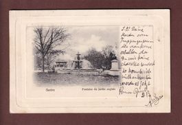 GENEVE - Fontaine du Jardin anglais - 1901