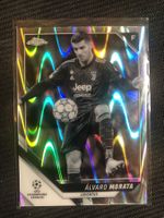 Topps Chrome Alvaro Morata Juventus Turin Black and White