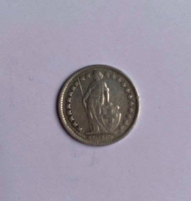 Alle Münzen: 50 Rappen 1921 - Silber - Schweiz – Gebraucht aus Zürich von Apache4 1