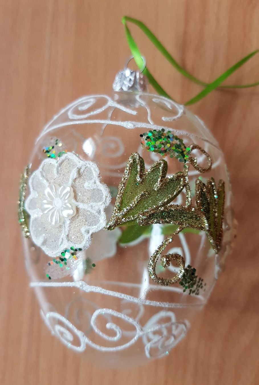 Tutte le decorazioni: 4 WUNDERSCHÖNE OSTERKUGELN - EIER / PLEXIGLAS / HANDARBEIT – Nuovo (secondo la descrizione) da Sax venduto da prinzenrollen 3