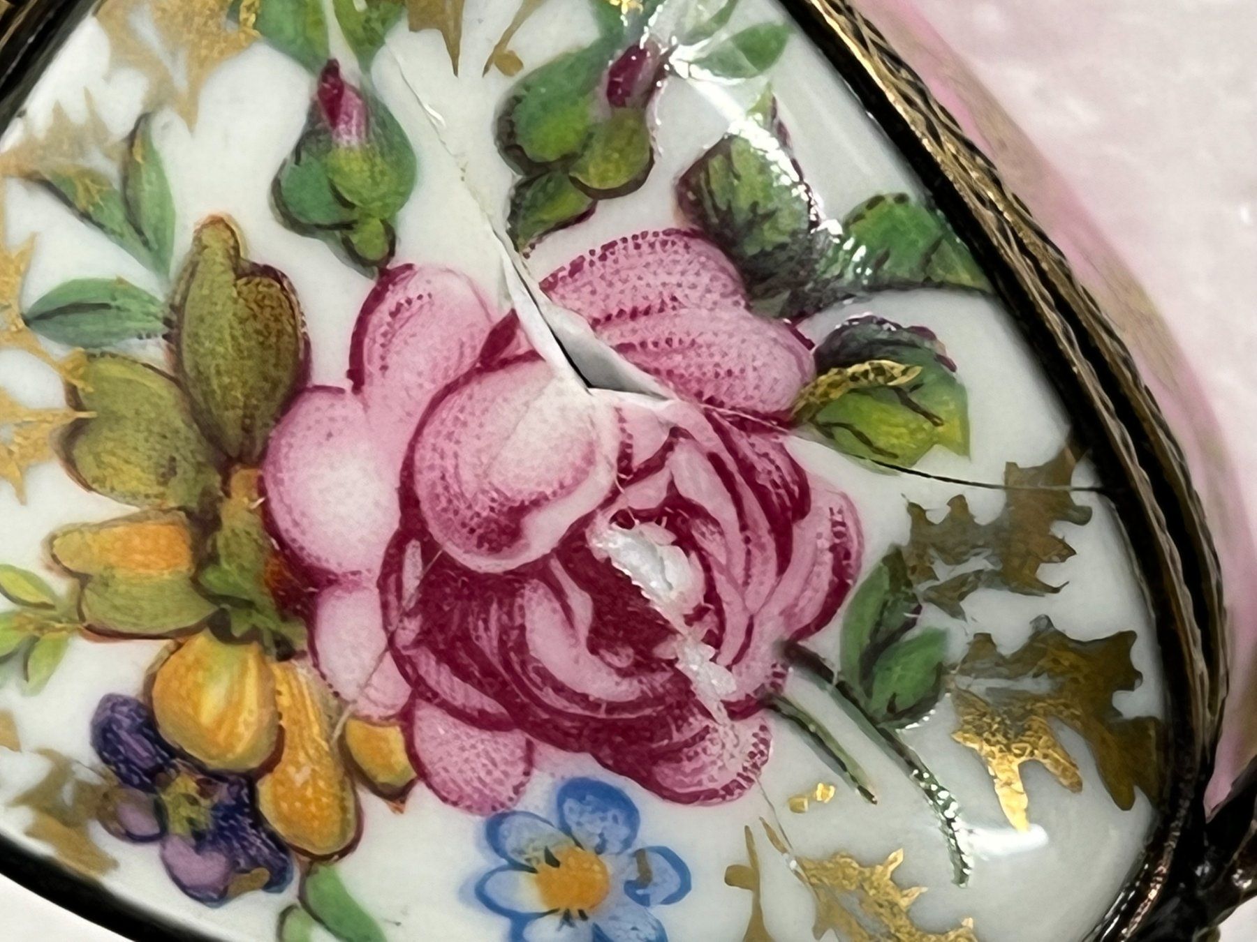Dosen: Limoges Dreieck Miniatur Schatulle – Neu (gemäss Beschreibung) aus Mumpf von dadaboygugulini 4