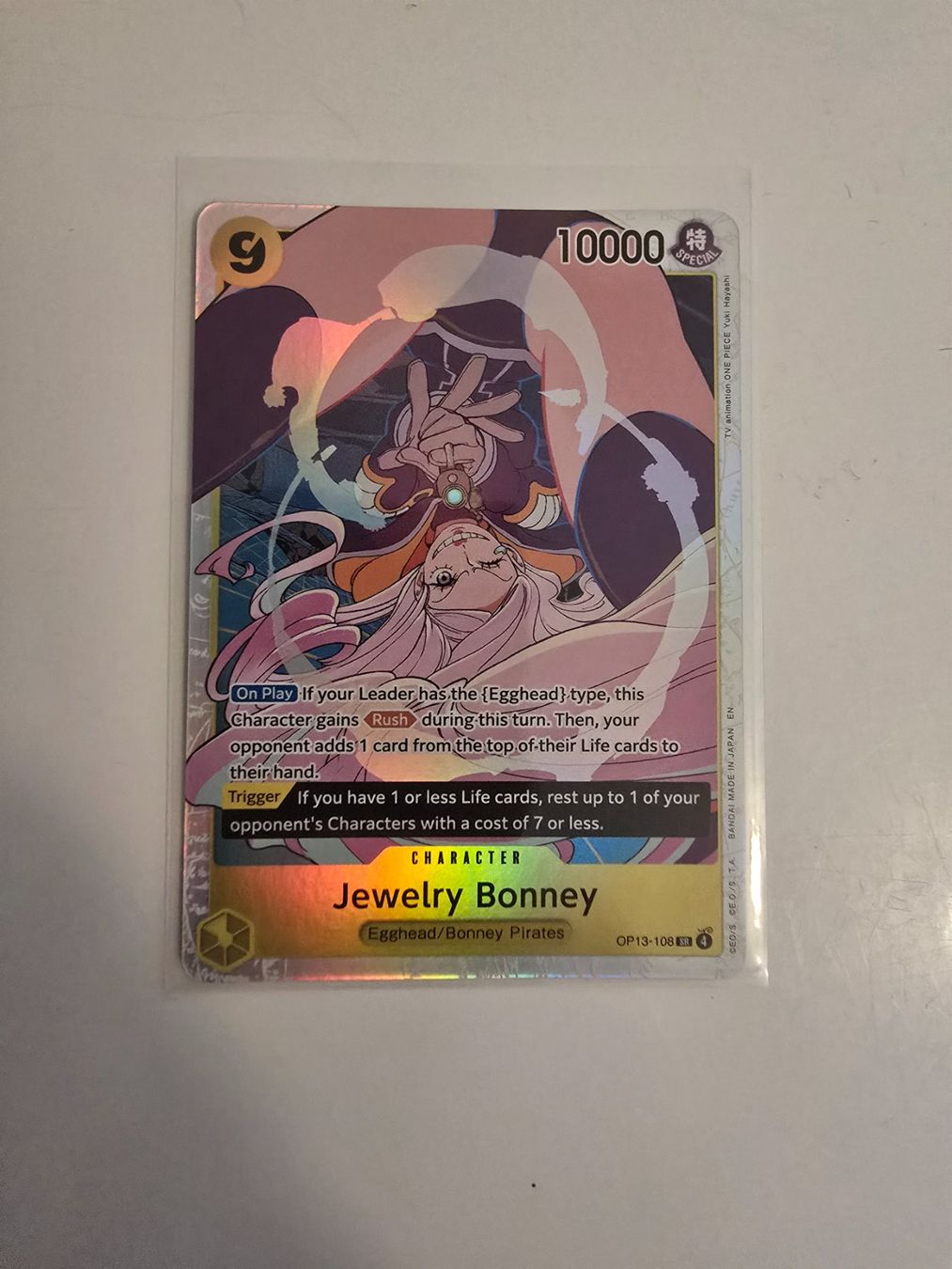 Bandai Sammelbilder & Trading cards: Jewelry Bonney OP13-108 SR – Neu (gemäss Beschreibung) aus Chur von Casdo