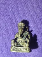 Ganesha Miniatur Figur aus Messing 3 cm 14 g