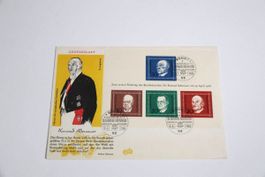 Deutschland, Bundeskanzler Dr. Konrad Adenauer, gestempelt
