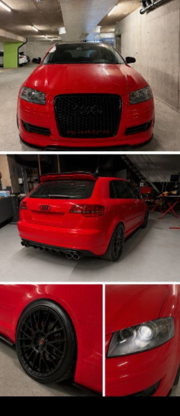 Audi Automobili: Audi A3 rouge 1.6 FSI 5 portes – Usato da Troistorrents venduto da ami_mzq5 1