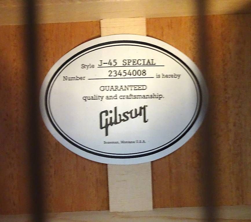 Gibson Strumenti musicali: Gibson J45 Special – Usato da Chêne-Bougeries venduto da drgo49 4