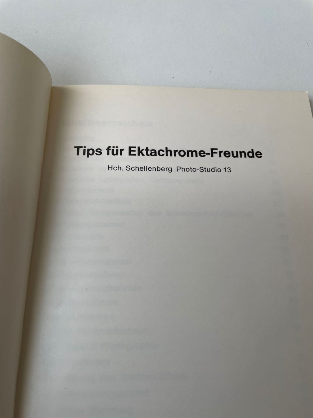 Fotocamera: Büchlein Tips für Ektachrome-Freunde – Usato da Birsfelden venduto da adormidera 2