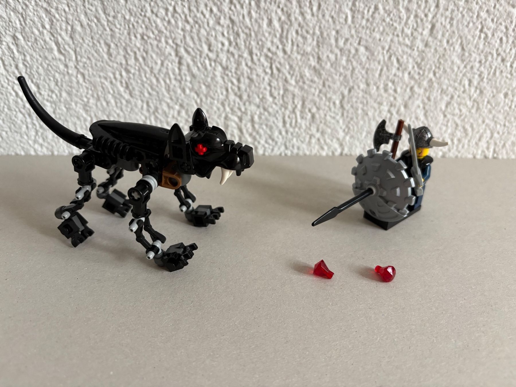 Lego Giocattoli: LEGO Viking Warrior challenges the Fenris Wolf 7015 – Usato da Wollerau venduto da per_q7wn