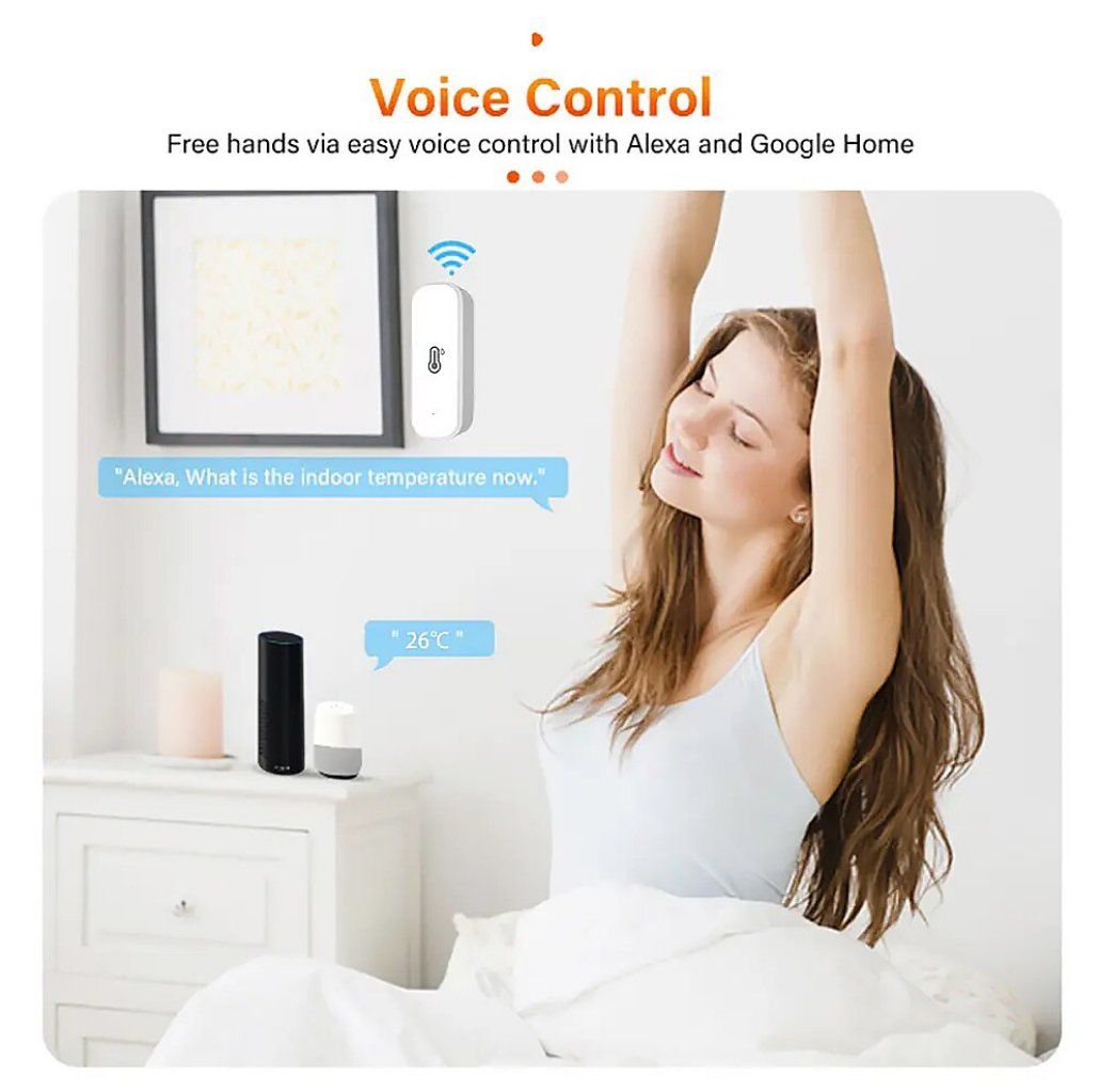 Sonstiges für Haushalt & Wohnen: WiFi Temperature Humidity Sensor Indoor Smart Life Sensor – Neu und originalverpackt aus Rupperswil von  3