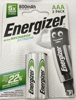 2 Stk. Energizer Rechargeable Extreme AAA Batterien