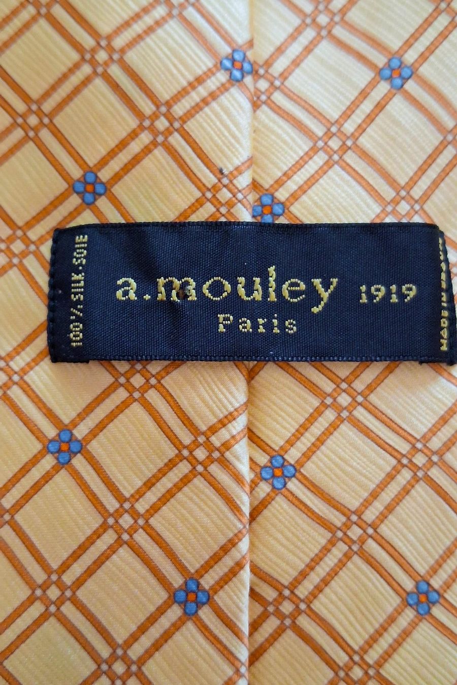 Krawatten: a.mouley 1919 Paris Seidenkrawatte – Gebraucht aus Kloten von Frigo_1 2