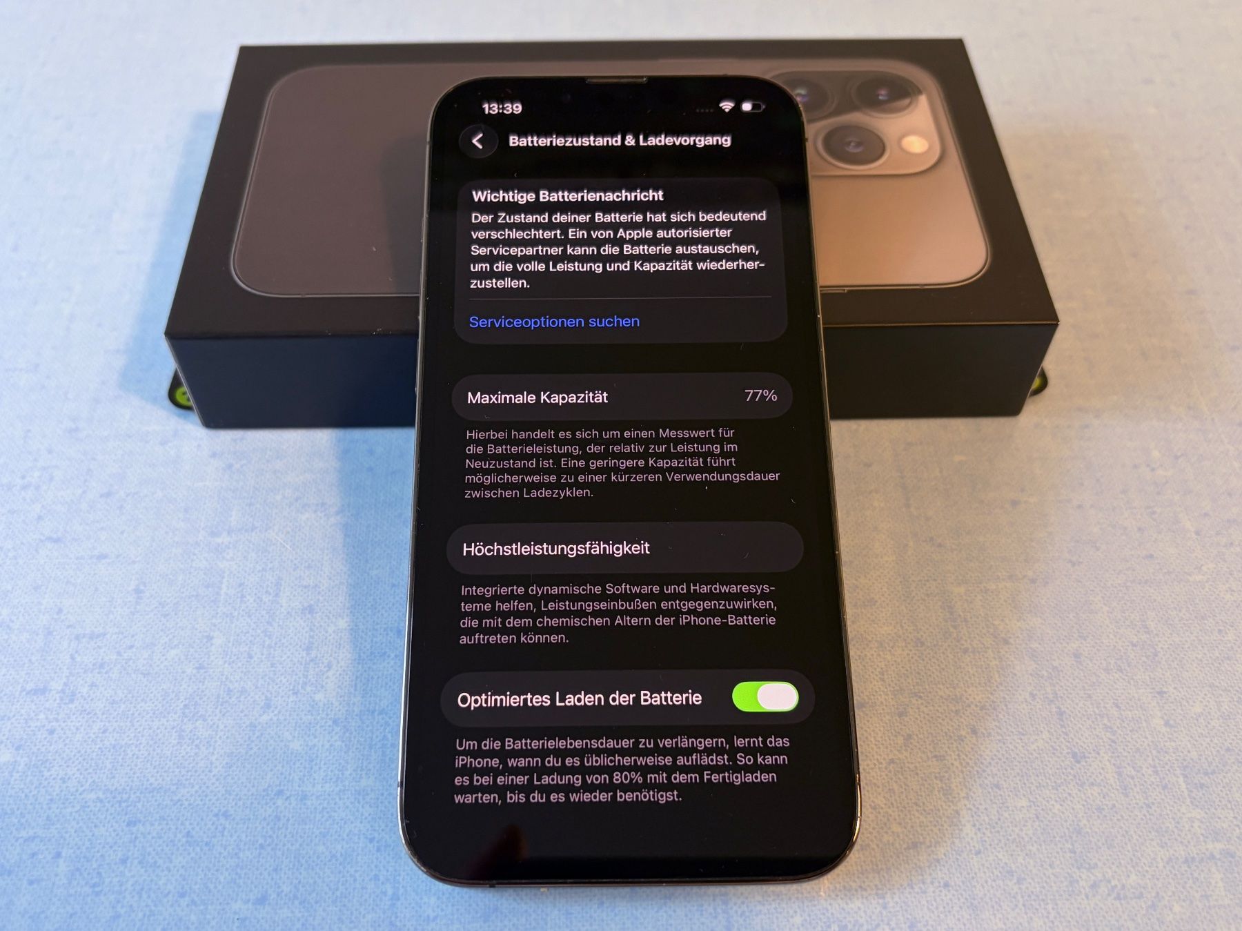 Apple Handys / Smartphones: iPhone 13 Pro (256 GB, Graphit) – Gebraucht aus Luzern von raymondnoir 3