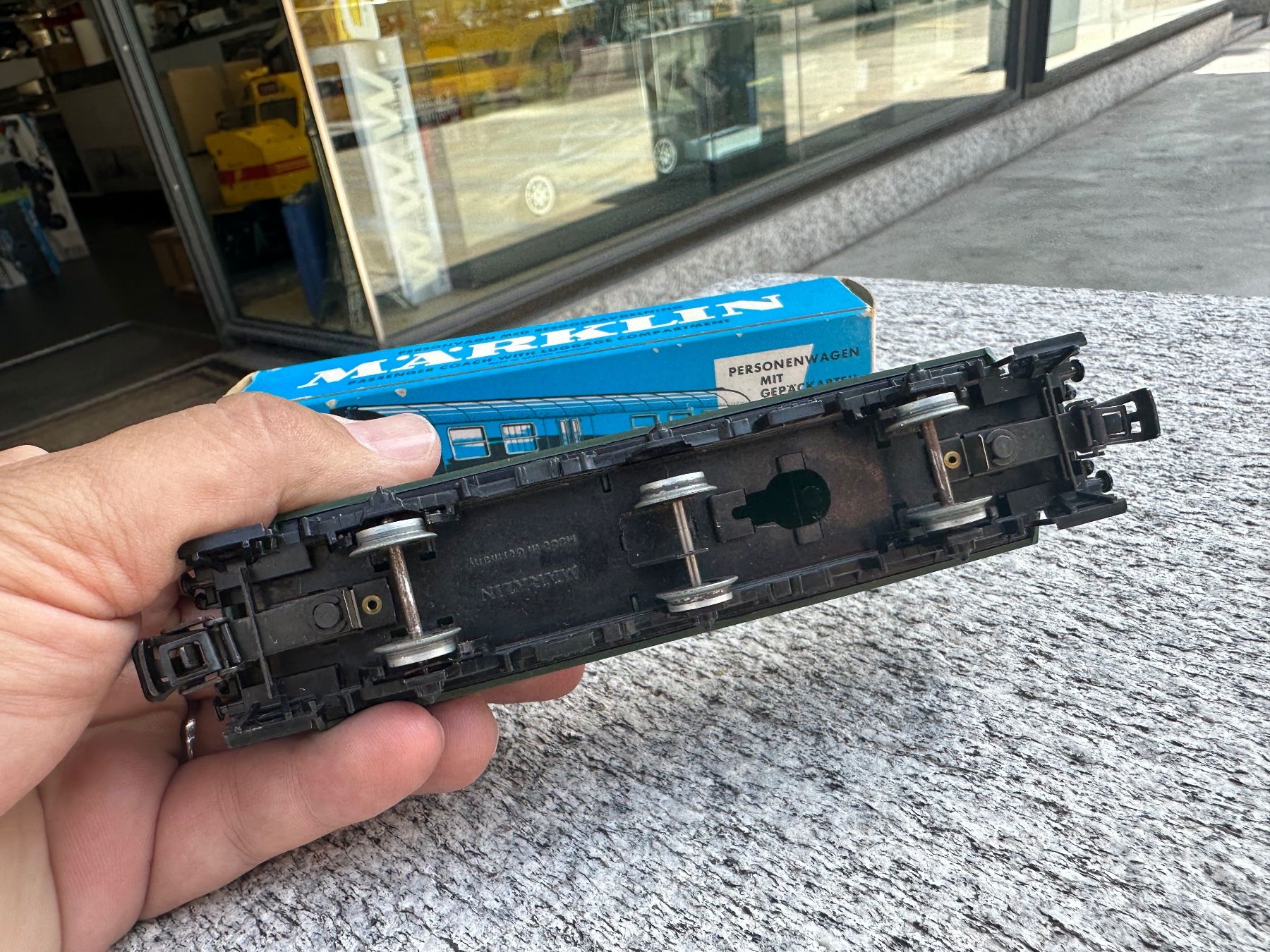 Märklin Modelleisenbahnen: Märklin 4080 H0 Personenwagen 2.Kl DB – Gebraucht aus Chiasso von Carrara-Modellismo 4